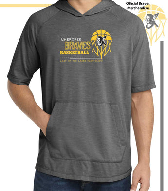 Sport-Tek Posi Charge Tri-Blend Wicking Short Sleeve Hoodie_